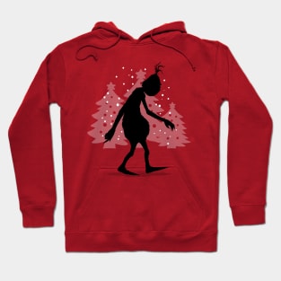 Christmas Bigfoot Winter Funny Parody Hoodie